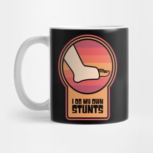 Stunts - Funny Broken Foot Or Toe Gift Mug